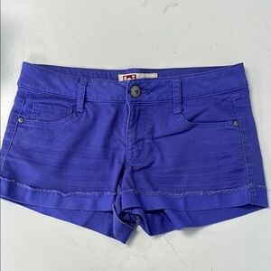 Vintage Low Rise LEI Ashley Y2K shorts Purple 5